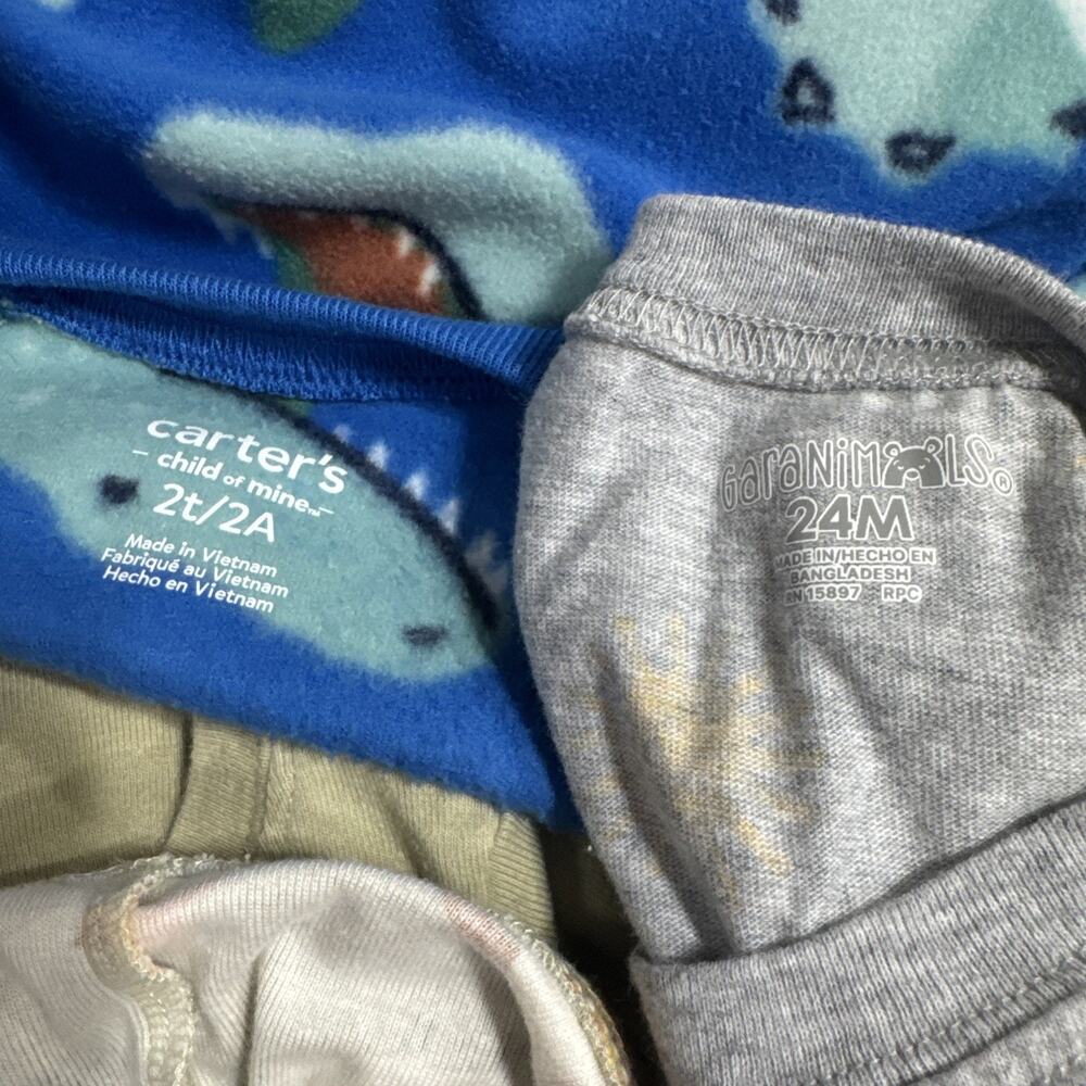 Baby Boys Clothes 18M - 2T One piece Bodysuit, Pjs Pajamas Set,Footie Sleepwear - Picture 11 of 11